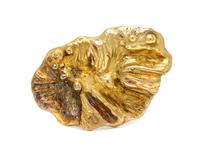 A Modernist Brutalist 18 Karat Yellow Gold Pendant/Brooch, British, Circa 1979, 28.90 dwts.