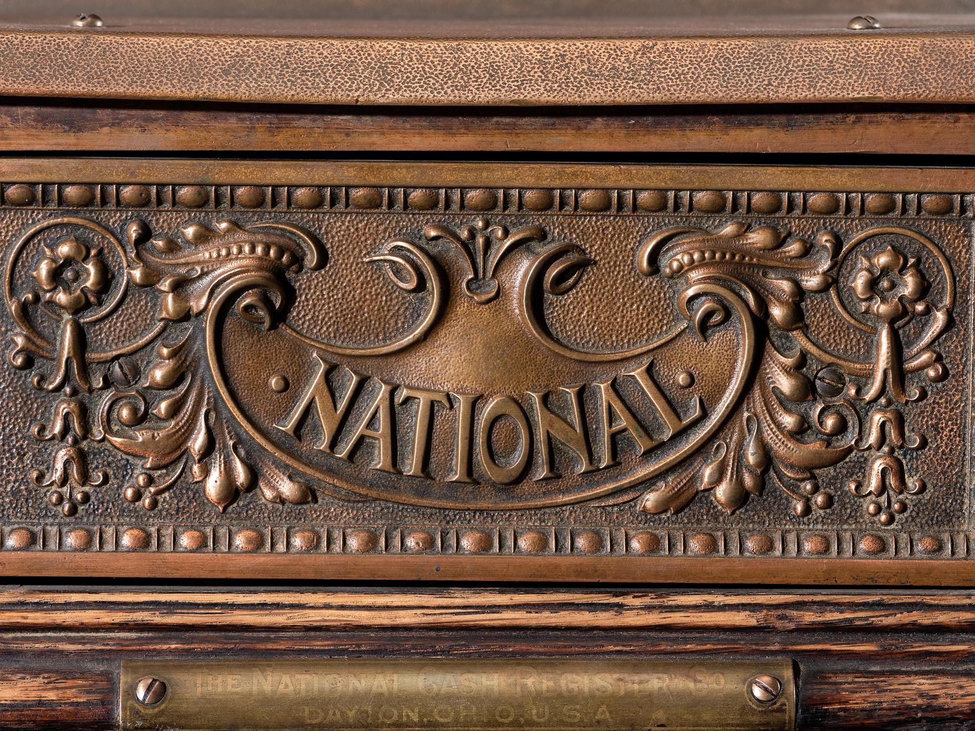 A Brass National Cash Register, Model No. 311