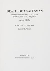 (LIMITED EDITIONS CLUB) MILLER; BASKIN