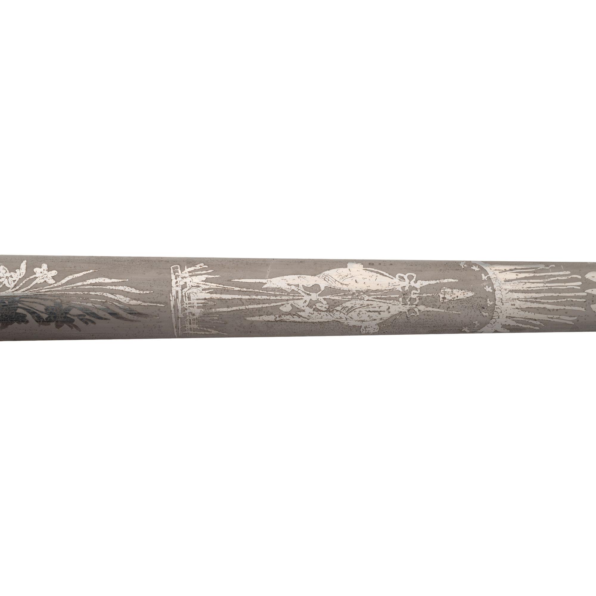 Ames Knight's Head Militia Style Sword Presented to 1st Sergeant (Lt.) Henry Parker - 33rd Mass Infantry - KIA at Resaca