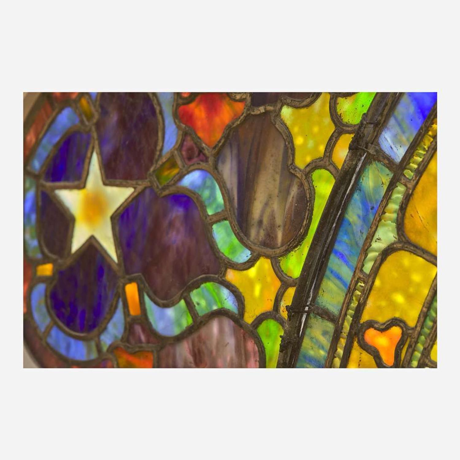 Tiffany Studios (American, active 1878-1932) Rose Window for St. Paul's Presbyterian, Philadelphia, Pennsylvania, circa 1905