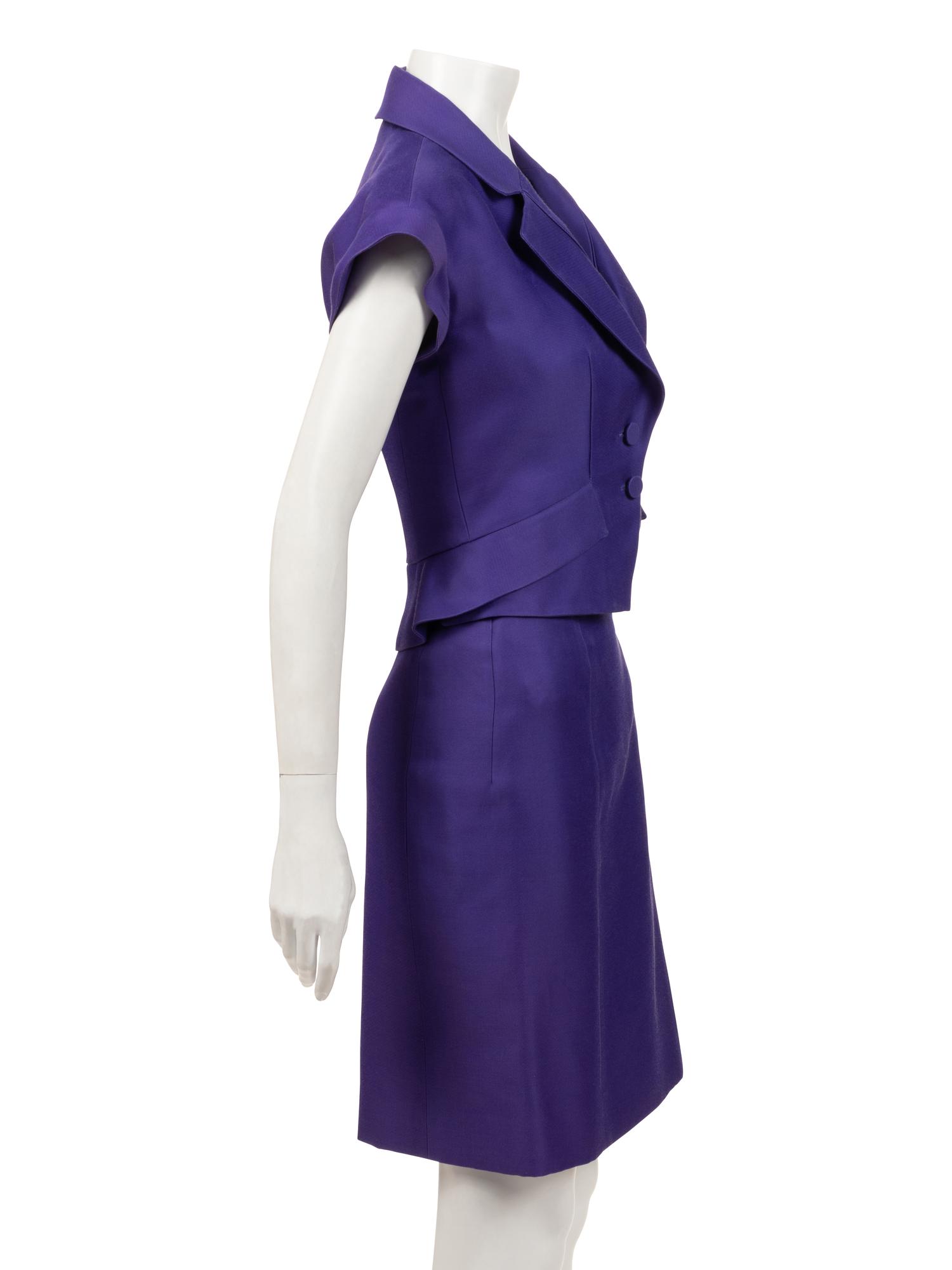 Five Designer Pieces: One Romeo Gigli Skirt Suit, One Celine Skirt Suit, and One Moschino Jacket, 1990-2010s