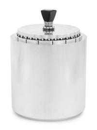 A Georg Jensen Silver Lidded Jar