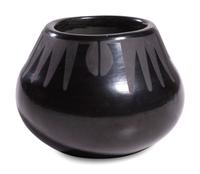 Blackware Pottery Jar 1943-1956