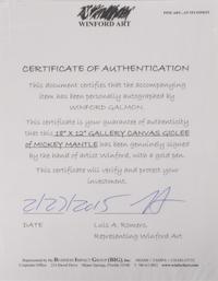 A Group of Five Works of Baseball Art Including Carl Yastrzemski Signed Autograph,