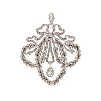 J.E. CALDWELL, EDWARDIAN, DIAMOND PENDANT