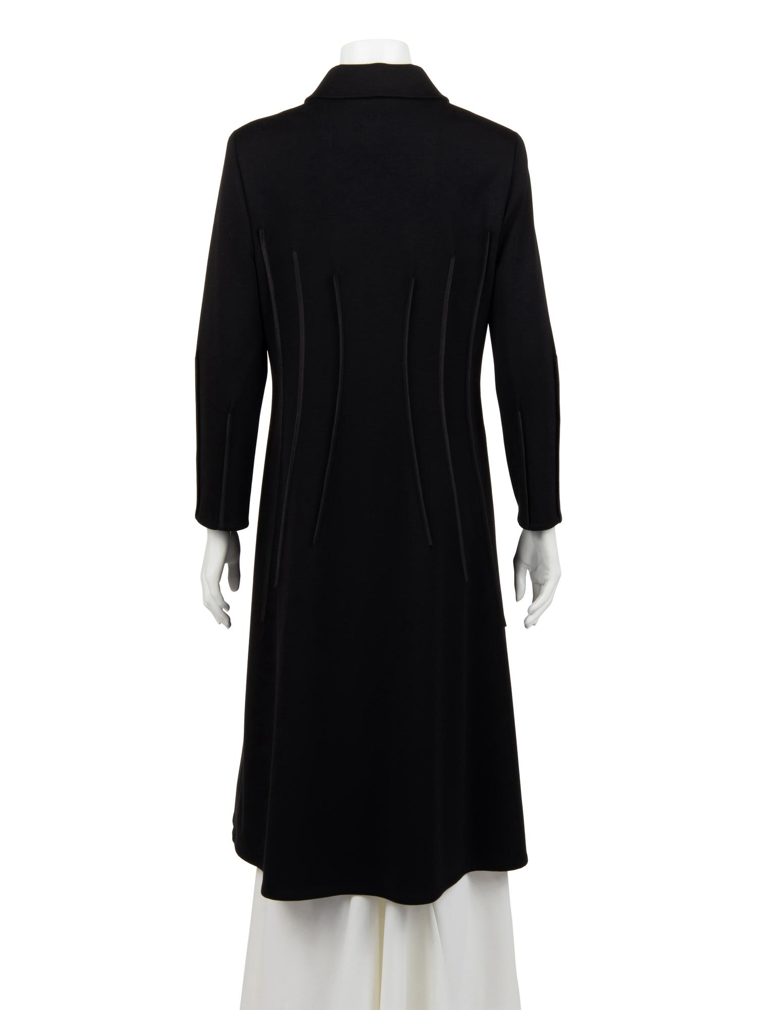 Ralph Rucci Wool Knit Zip Front Dress