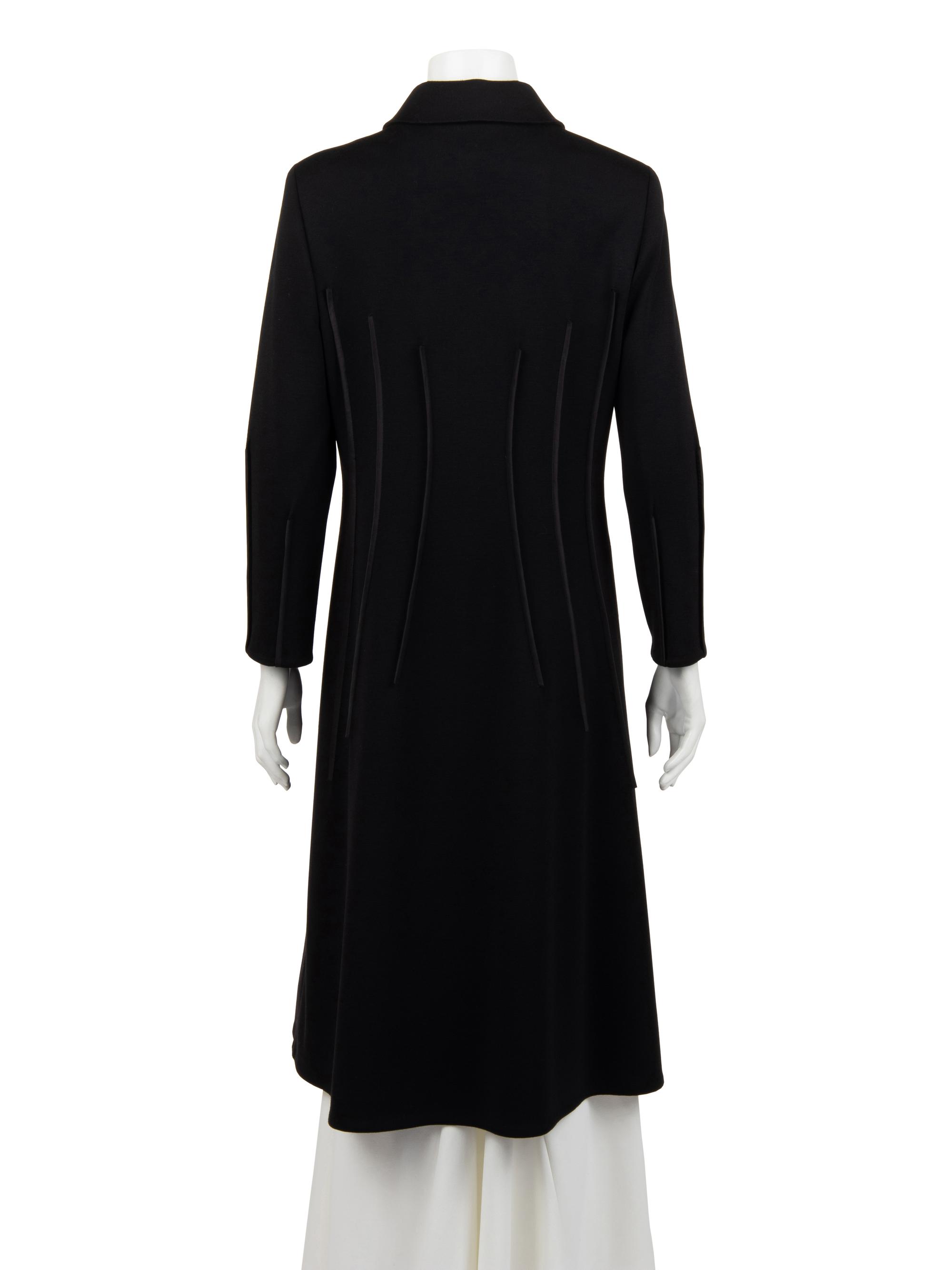 Ralph Rucci Wool Knit Zip Front Dress
