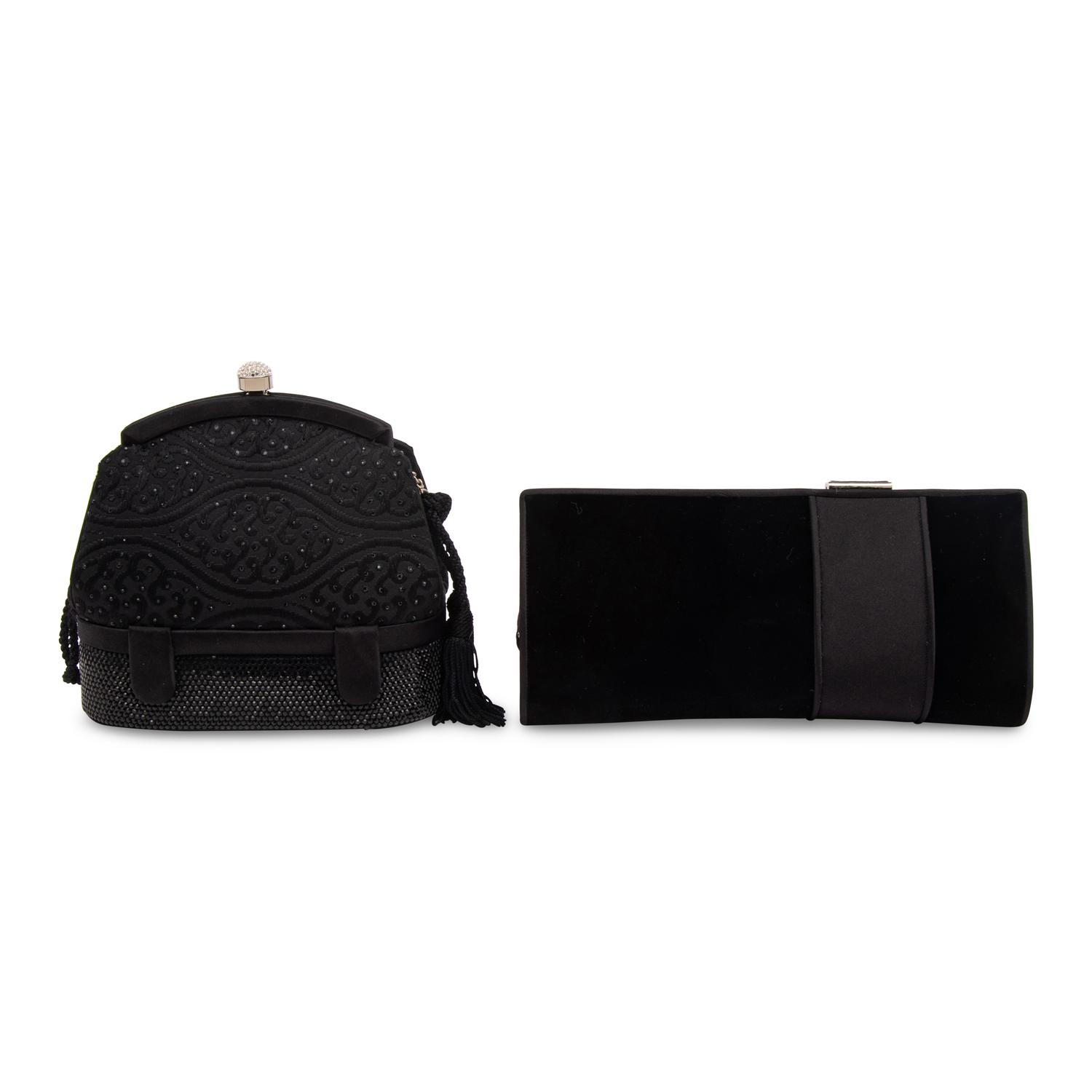 Judith Leiber, Two Black Evening Bags