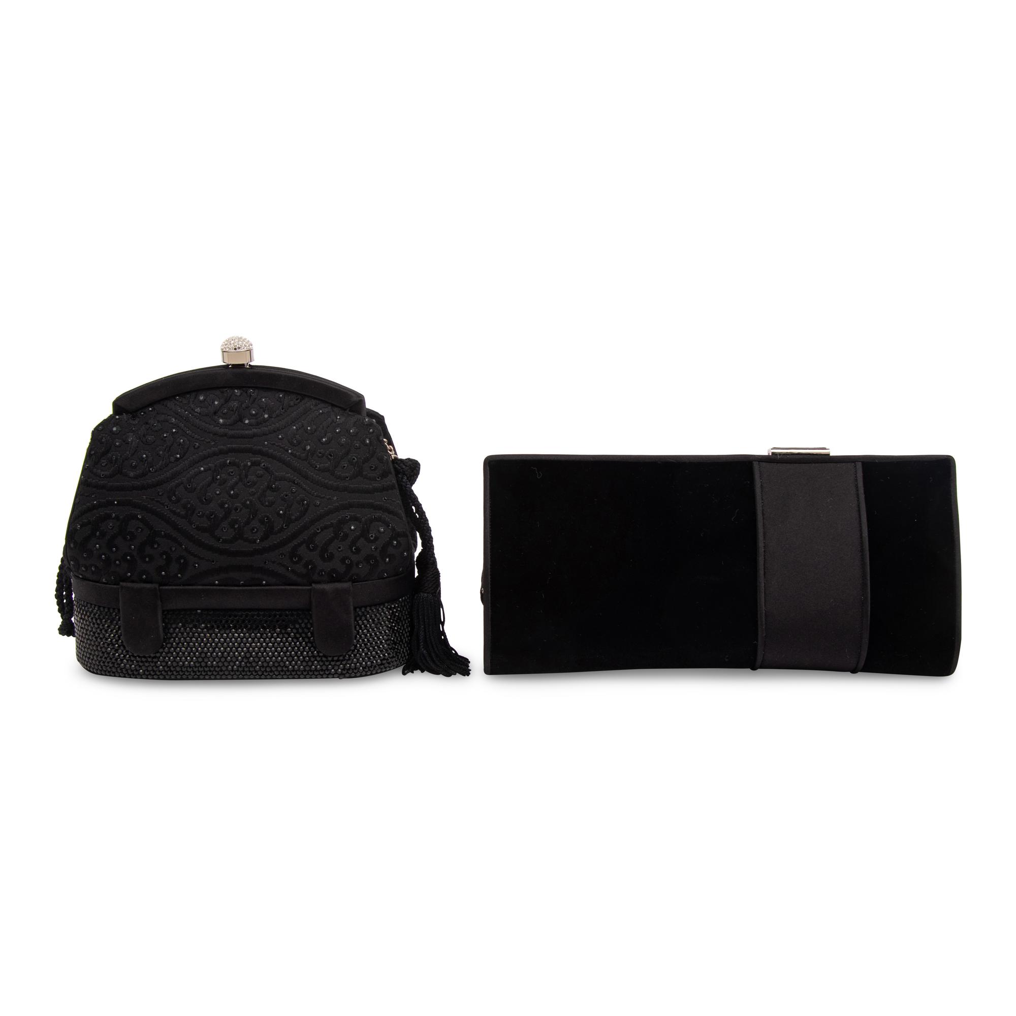 Judith Leiber, Two Black Evening Bags