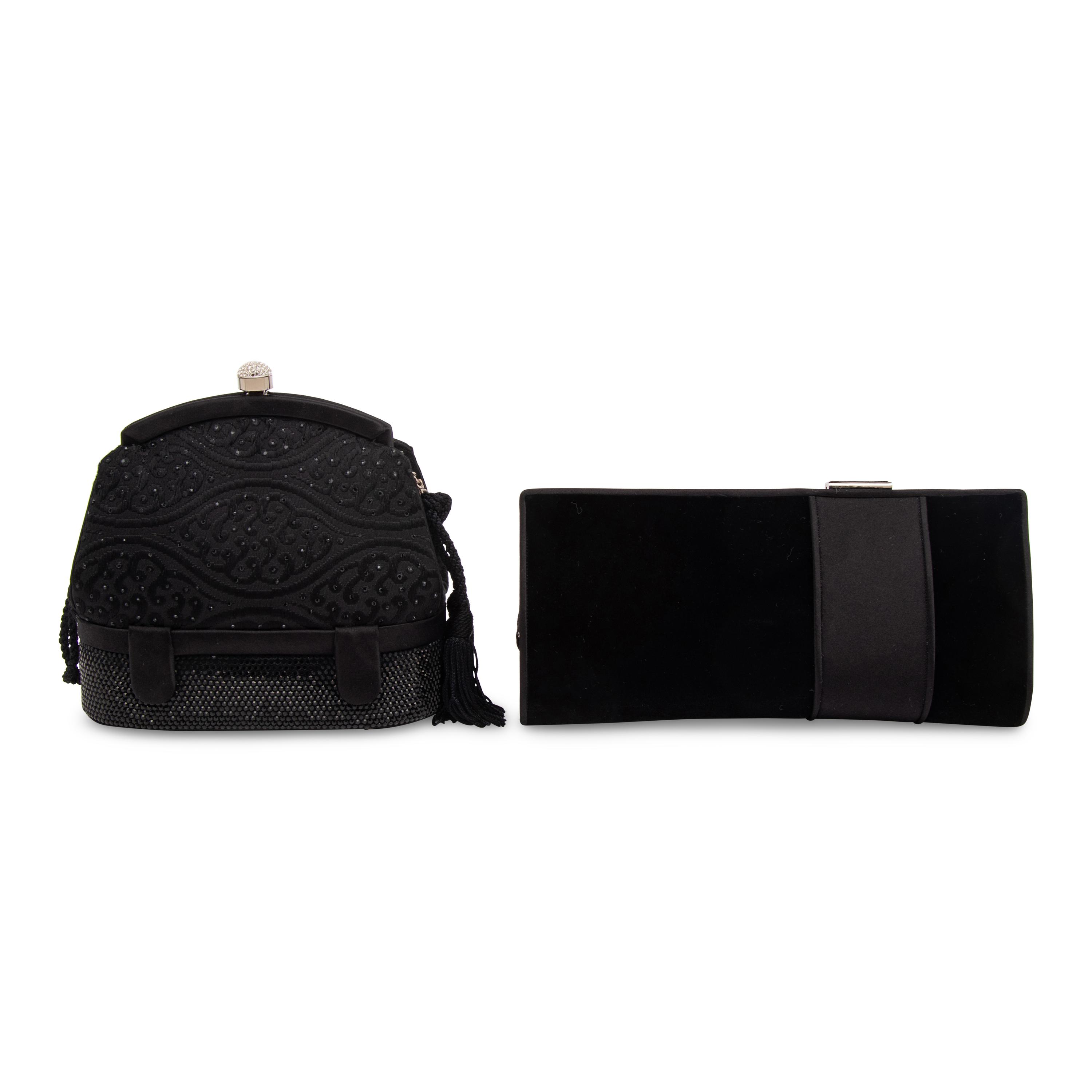 Judith Leiber, Two Black Evening Bags