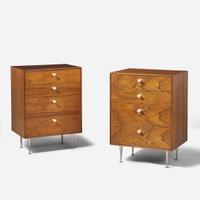 George Nelson (American, 1908-1986) Pair of Thin Edge Chests of Drawers, Herman Miller, USA, circa 1950s
