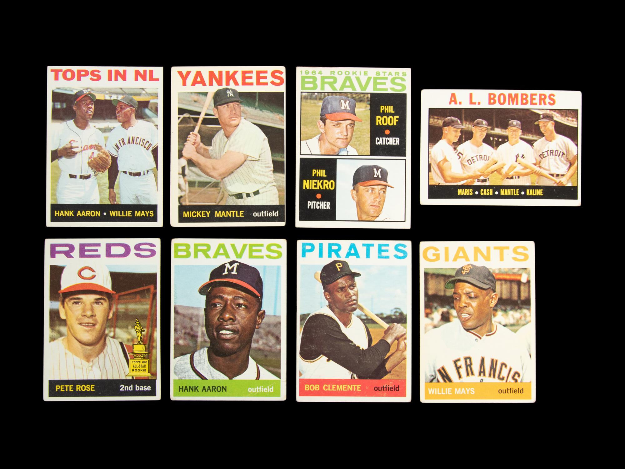 A Complete Set of 1964 Topps Baseball Cards (587/587)