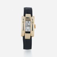 An 18K yellow gold lady's wristwatch, Chopard La Strada Ref . 417404-0001