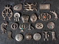 Navajo, Mexican, and Southwestern-style Pins / Pendants