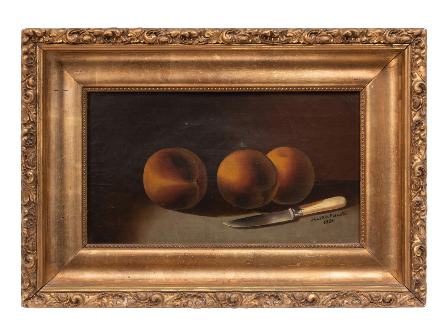 American School, 19th Century A Group of Four Fruit Still Lifes