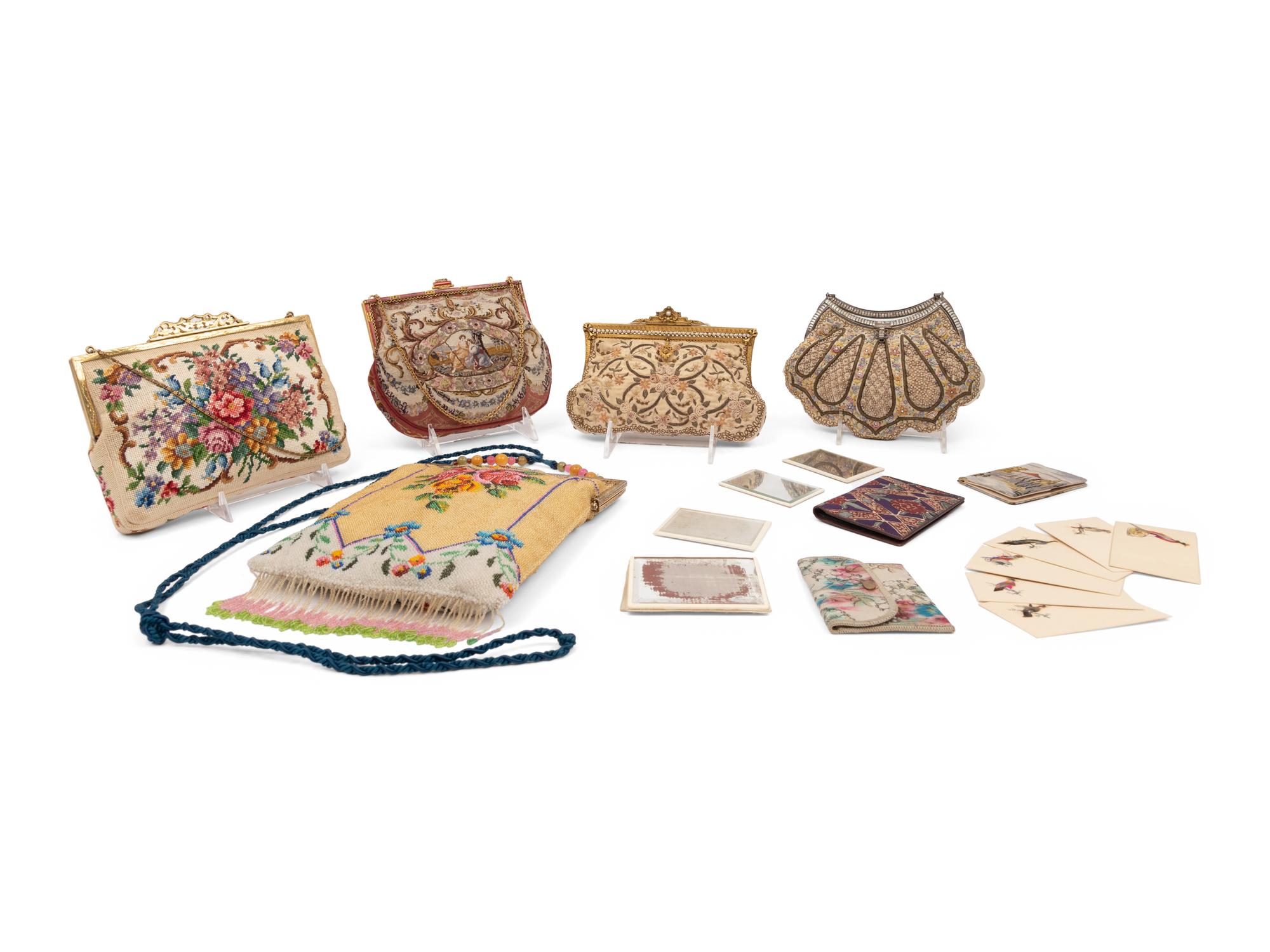 Collection of Twenty One 19th and 20th Century Bags