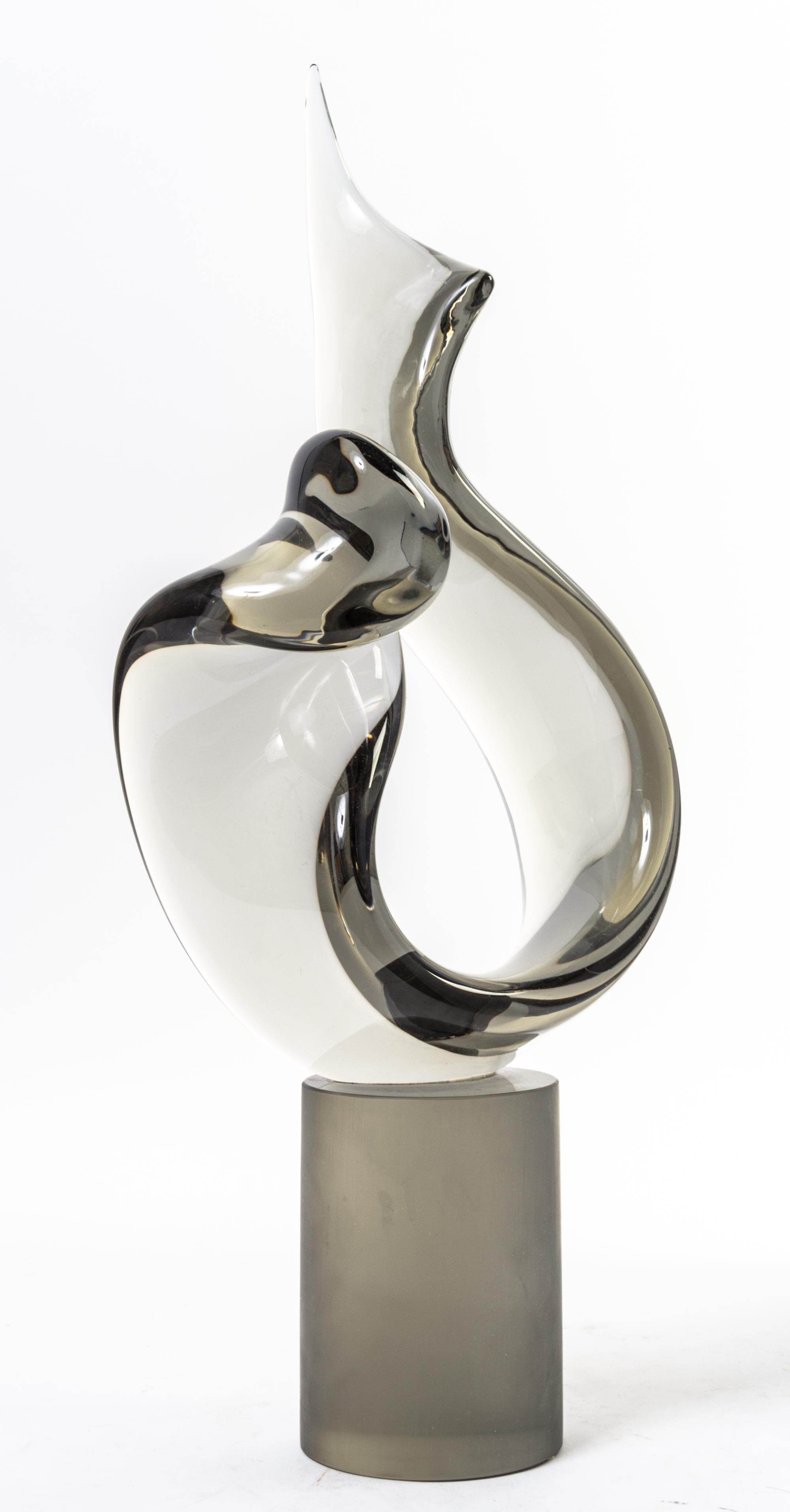 A Seguso Glass Sculpture Height 21 inches. — SECOND HALF 20TH CENTURY