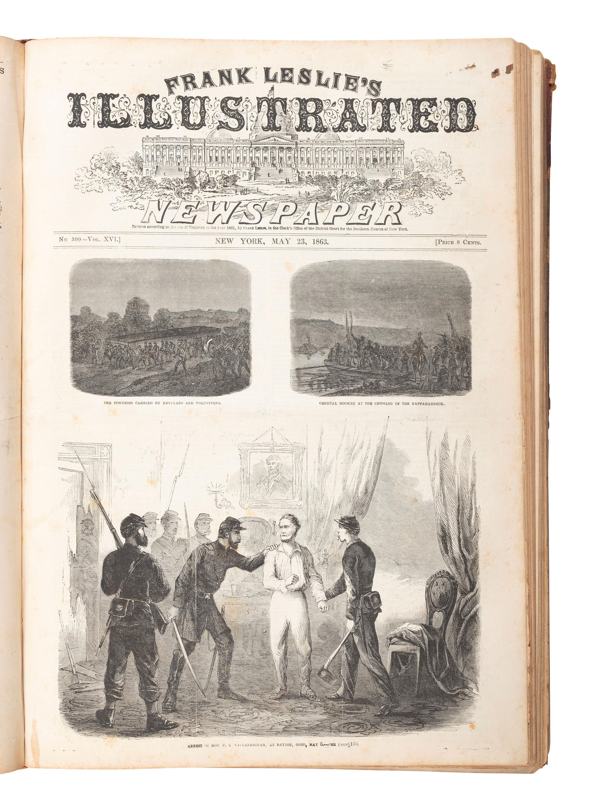 [NEWSPAPERS]. Frank Leslie's Ilustrated Newspaper .