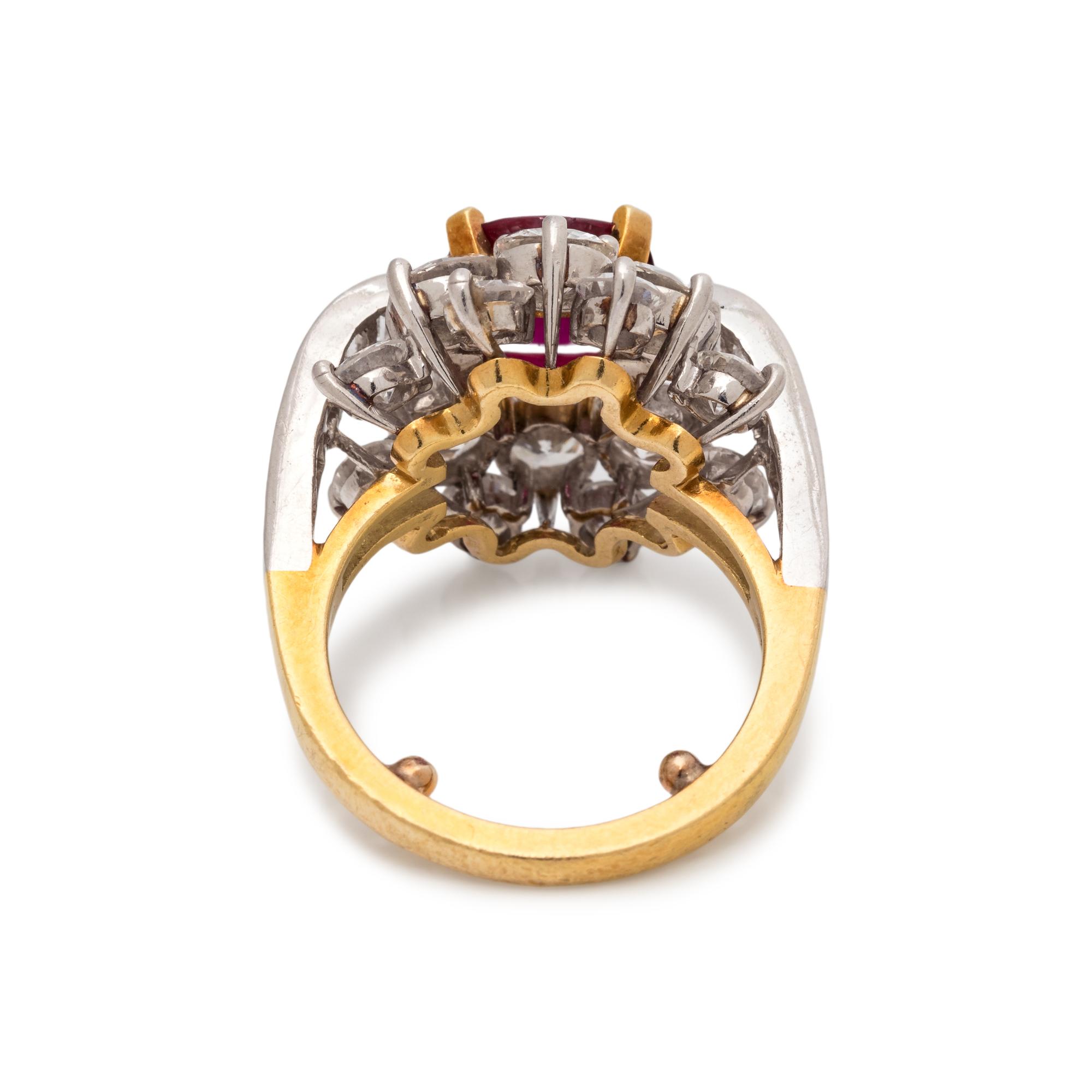 RUBY AND DIAMOND RING