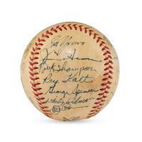 A 1952 New York Giants Team Signed Autograph Baseball (Beckett Authentication Services)
