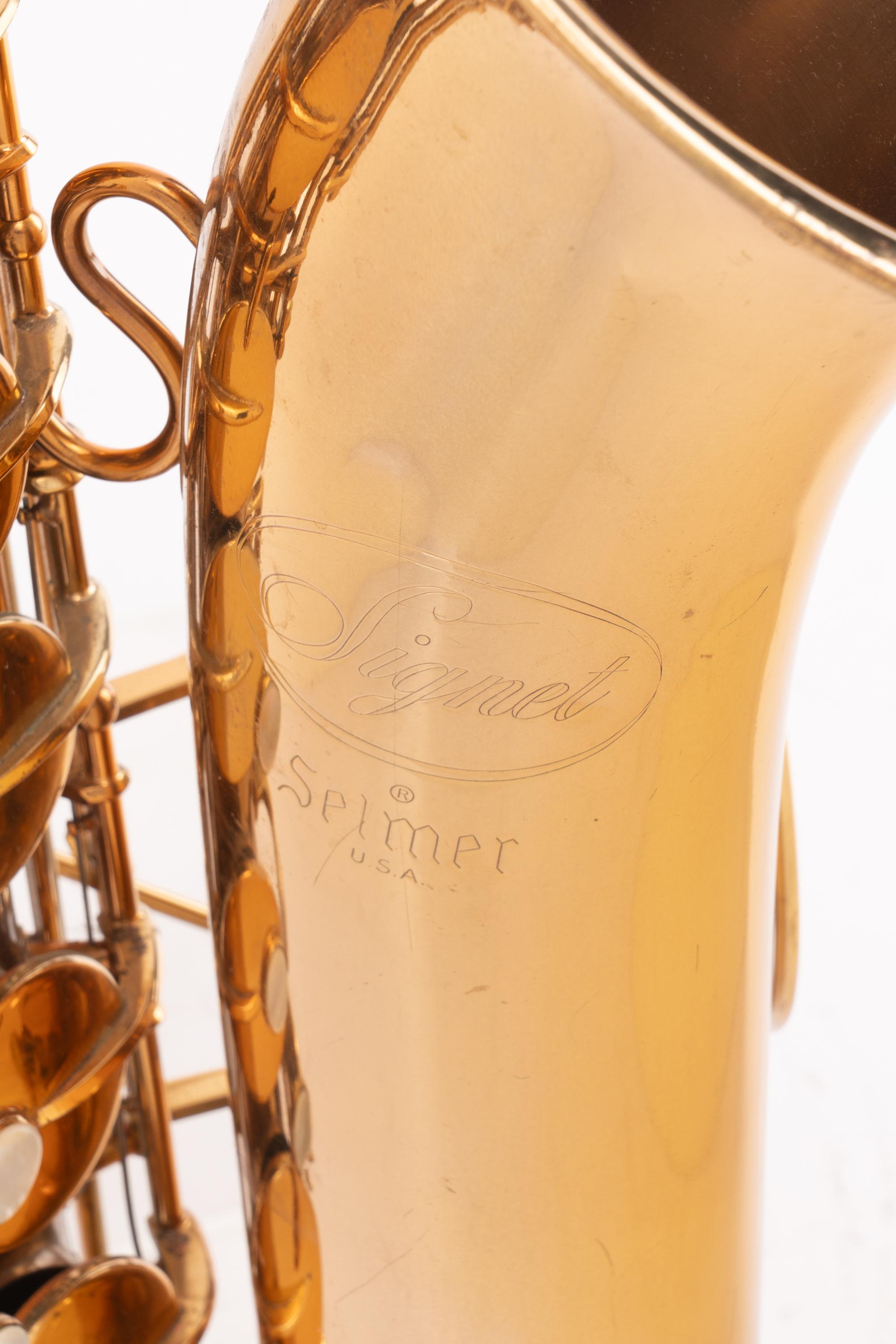 A Selmer Signet Tenor Saxophone