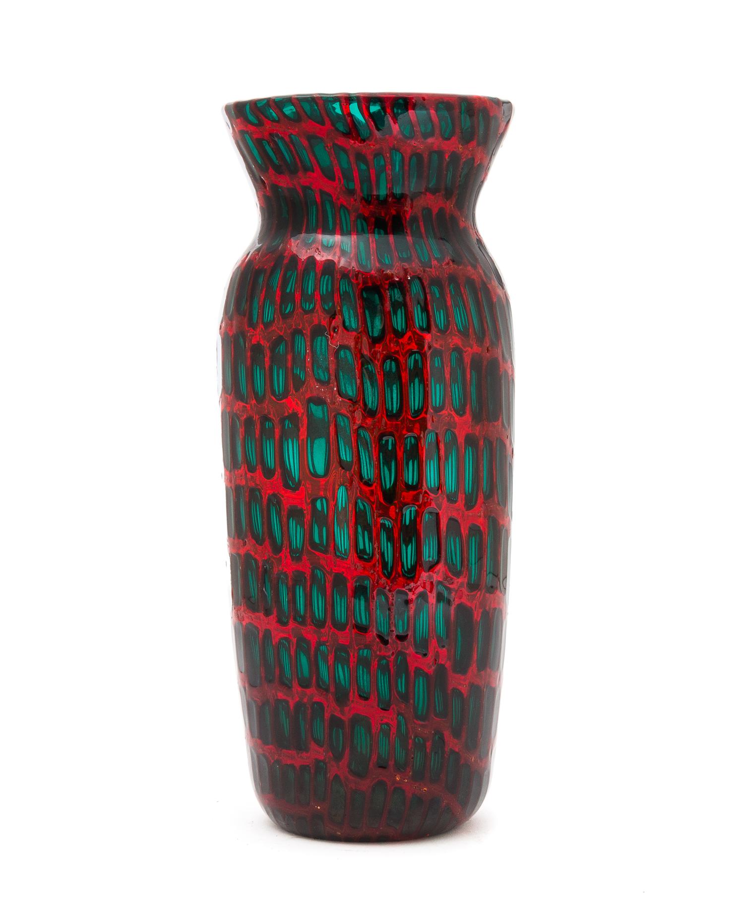 Venini, ITALY, 1988, a glass vase