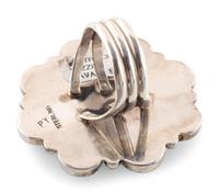 Navajo and Southwestern-style Silver Rings, with Lapis and Chrysocolla