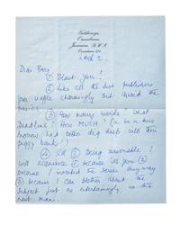 [Literature] Fleming, Ian. Autograph Letter, signed
