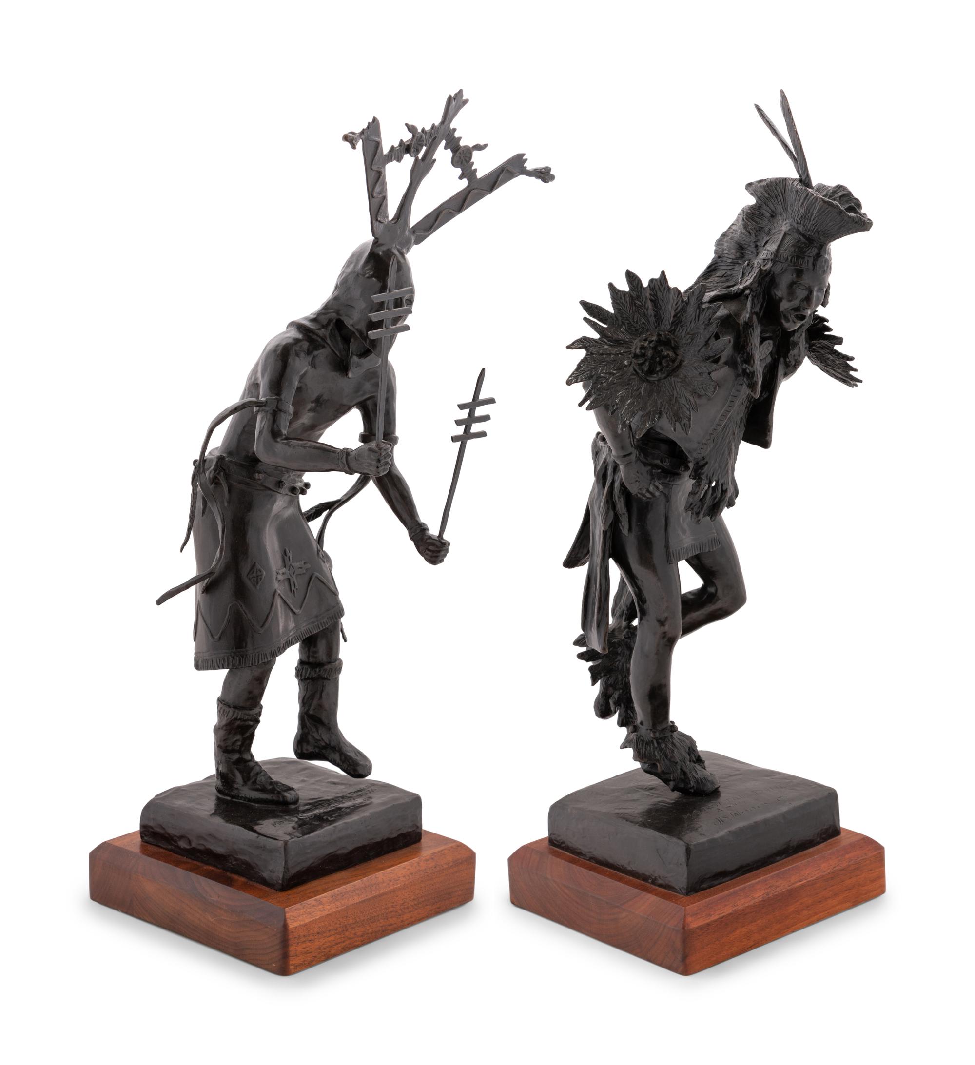 Two Works: Mountain Spirits Dancer , edition 2/15, 1976 and Horsetail Dance , edition 2/15, 1981