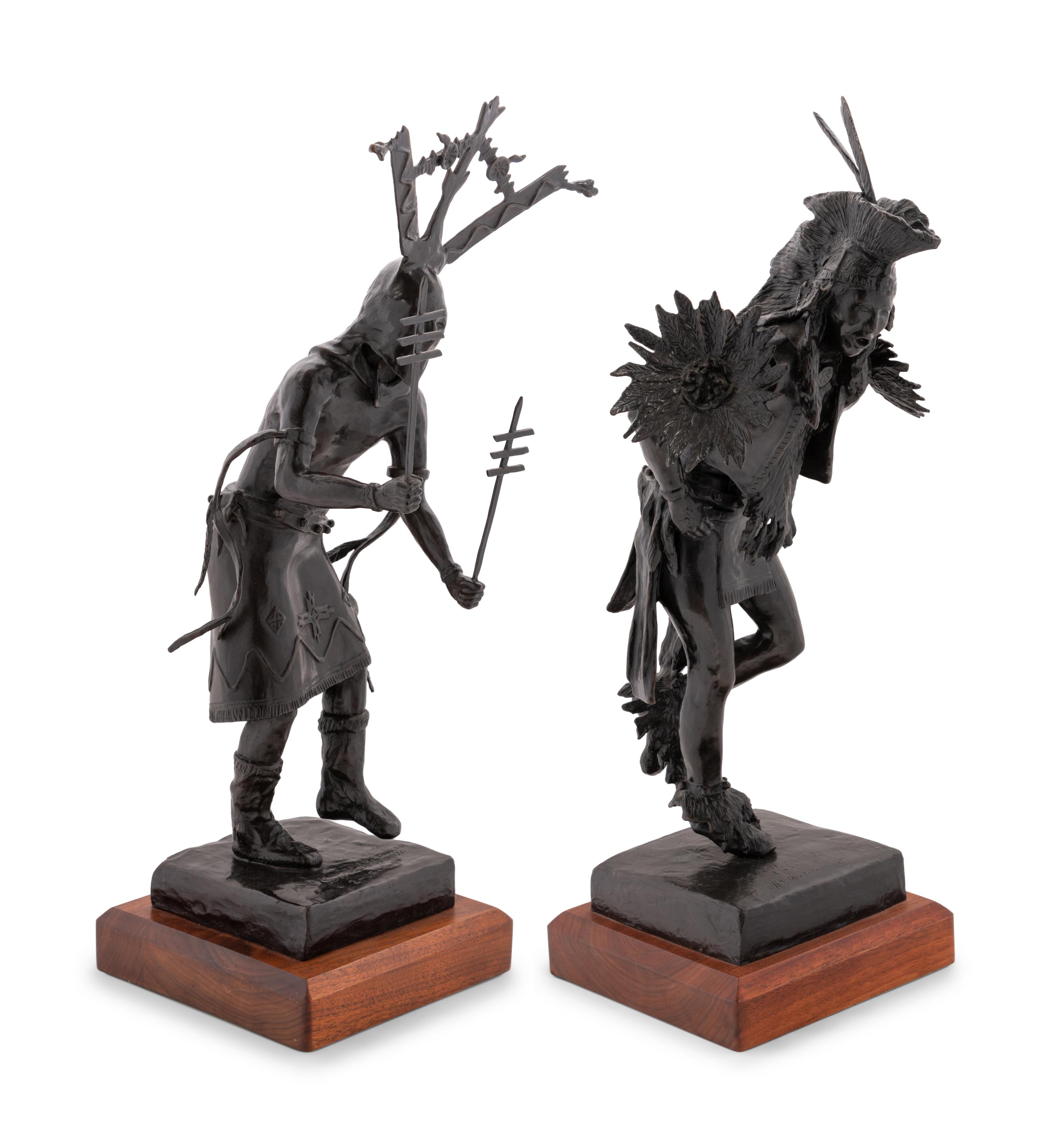 Two Works: Mountain Spirits Dancer , edition 2/15, 1976 and Horsetail Dance , edition 2/15, 1981