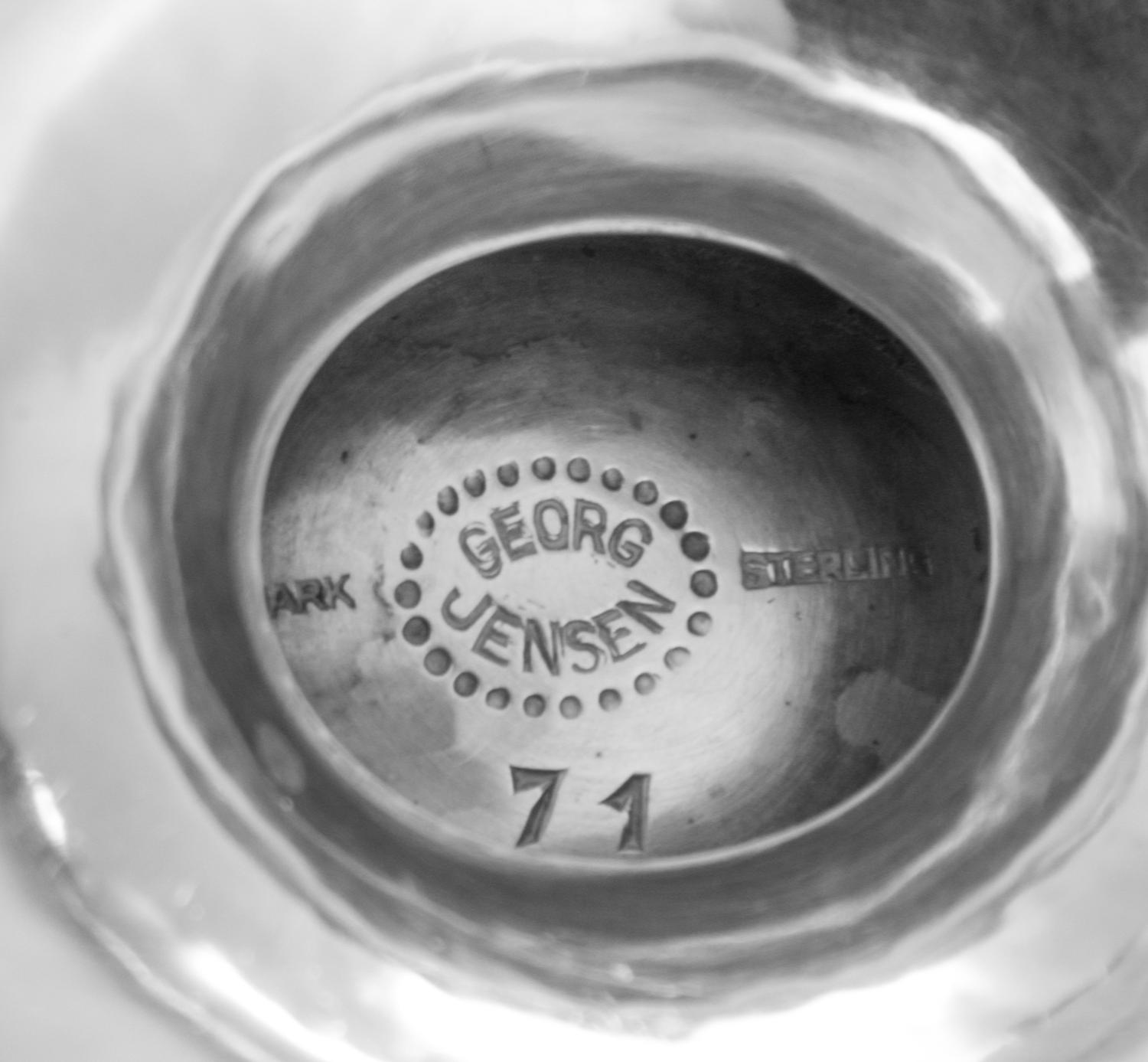 A Danish Silver Sauce Boat (Not on original listing.)