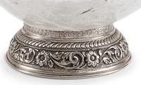 A Silver Mounted Rock Crystal Bowl