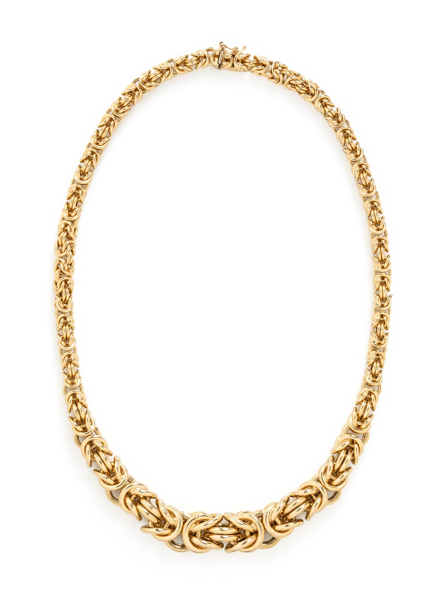 YELLOW GOLD NECKLACE