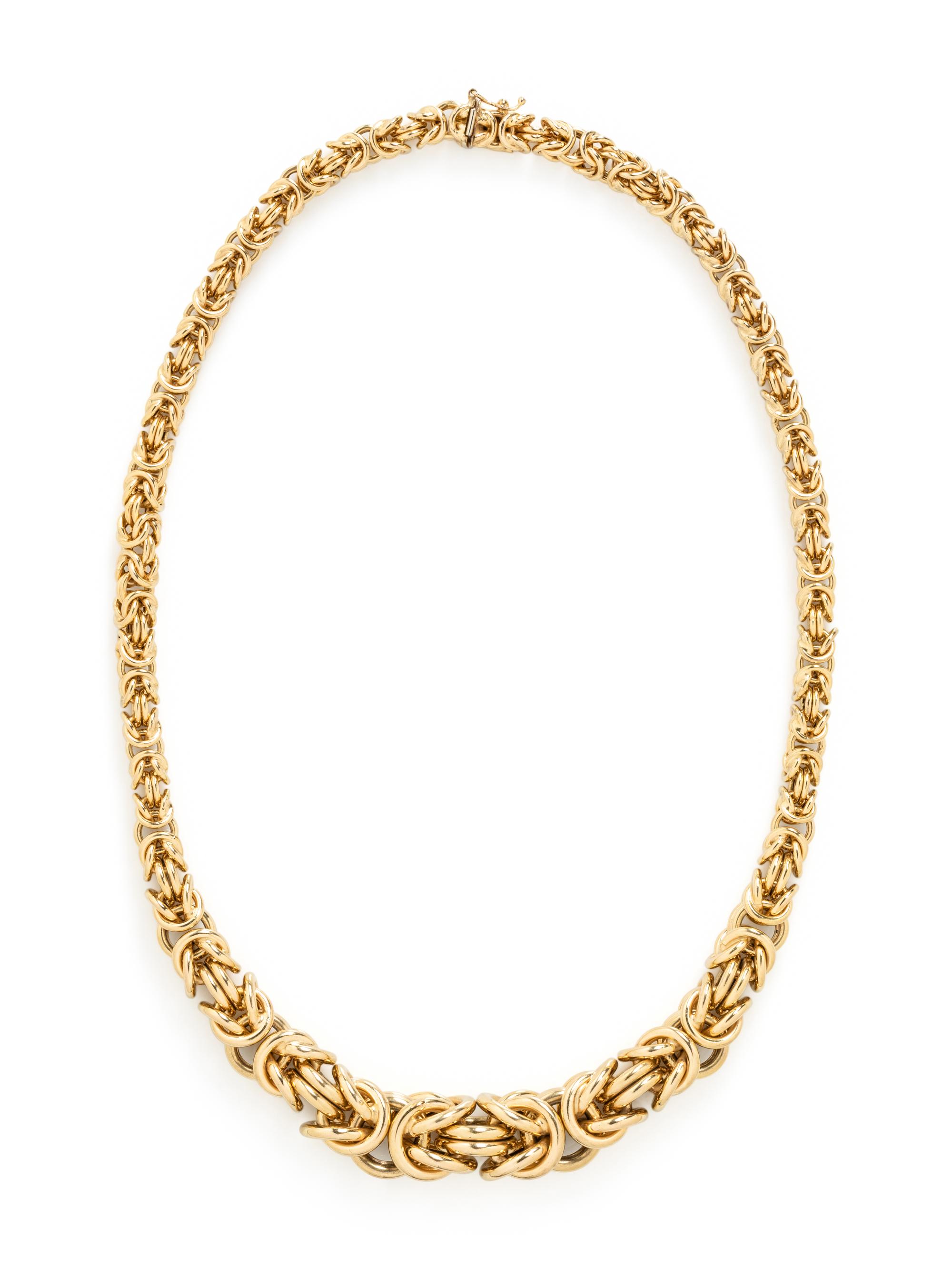 YELLOW GOLD NECKLACE