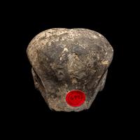 A Chinese Pottery Head of an Attendant