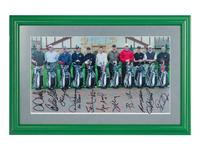 A 2002 Chrysler All-Star Golf Shootout Signed Photograph Including Multiple Chicago Sports Legends,