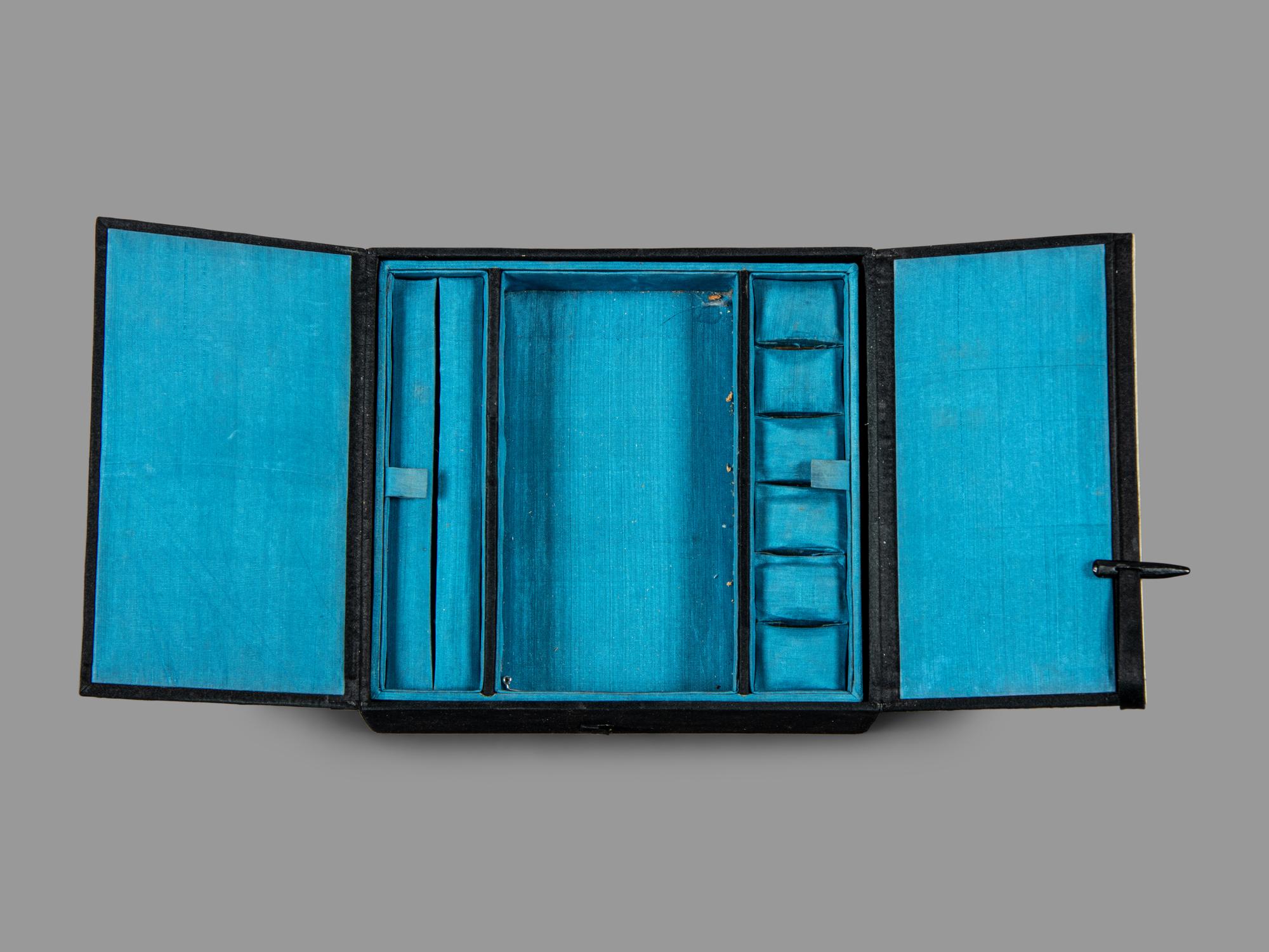 Six Chinese Embroidered Silk Articles and One Painting