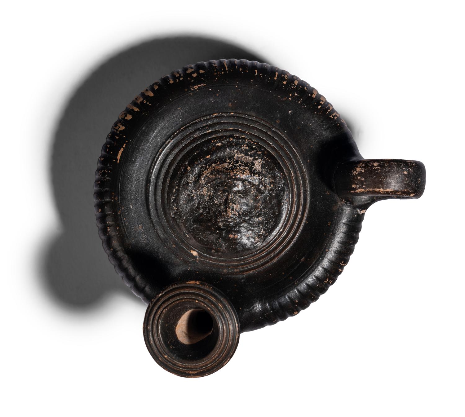 Two Campanian Black-Glazed Vessels