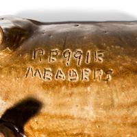 Reggie Meaders (1919-2009), A Glazed Stoneware Work: Boar