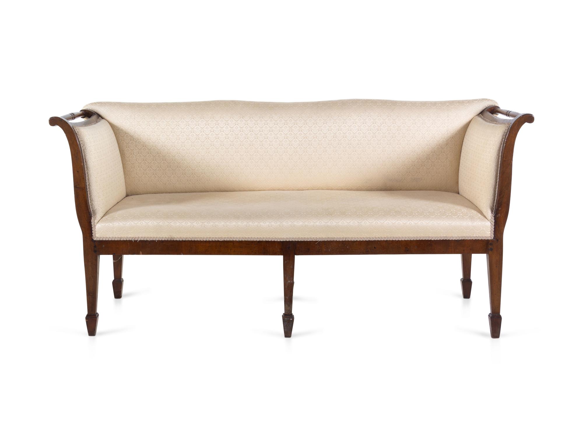 A Federal Style Mahogany Sofa