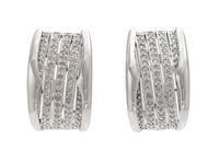 A 14 Karat White Gold and Diamond Demi Parure, 17.80 dwts.