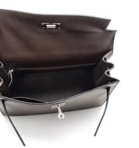 An Hermes Chocolat Epsom Sellier 28cm Kelly Handbag, 11" x 8.5" x 4".