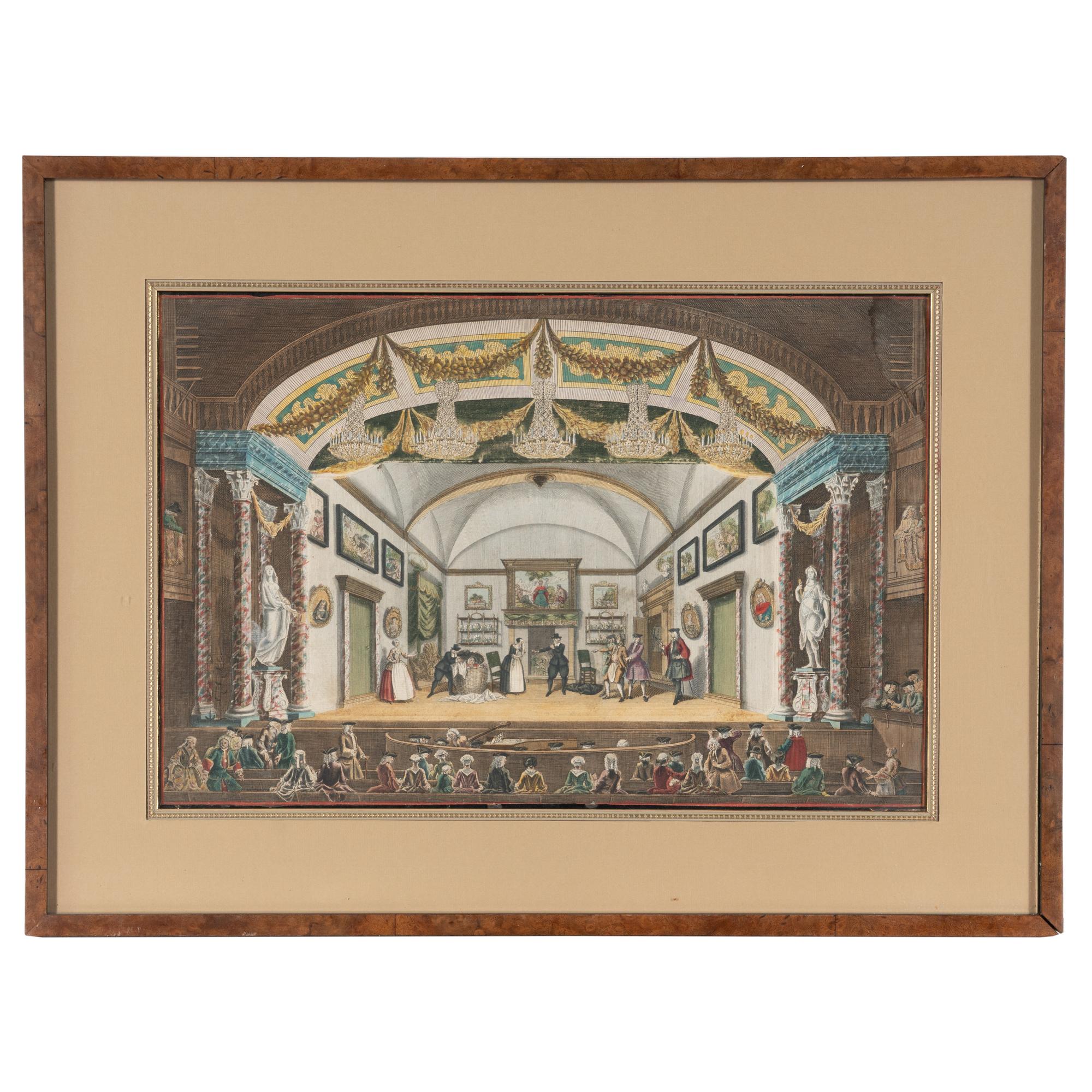 A Pair of Dutch Hand Colored Engravings (19th Century)