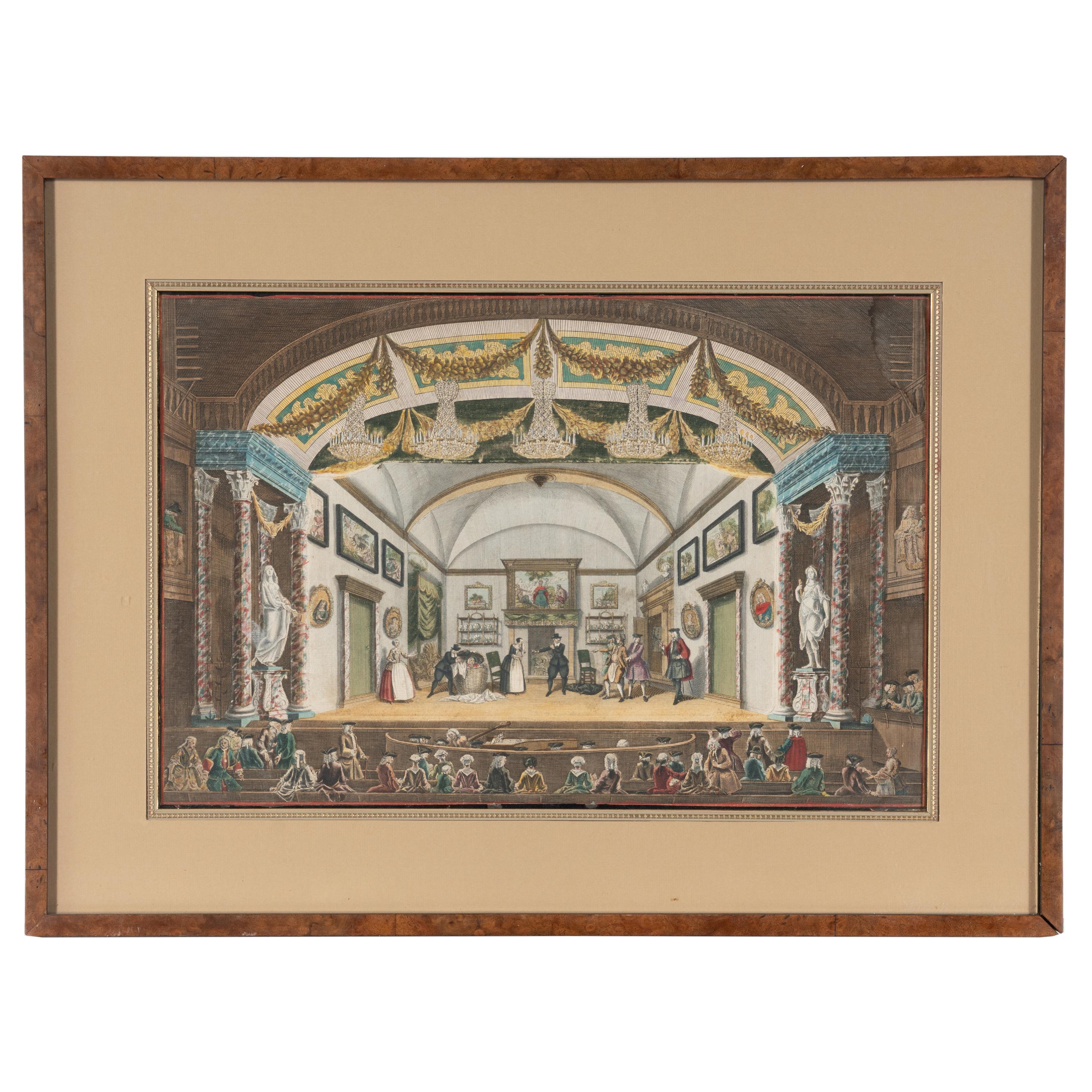 A Pair of Dutch Hand Colored Engravings (19th Century)