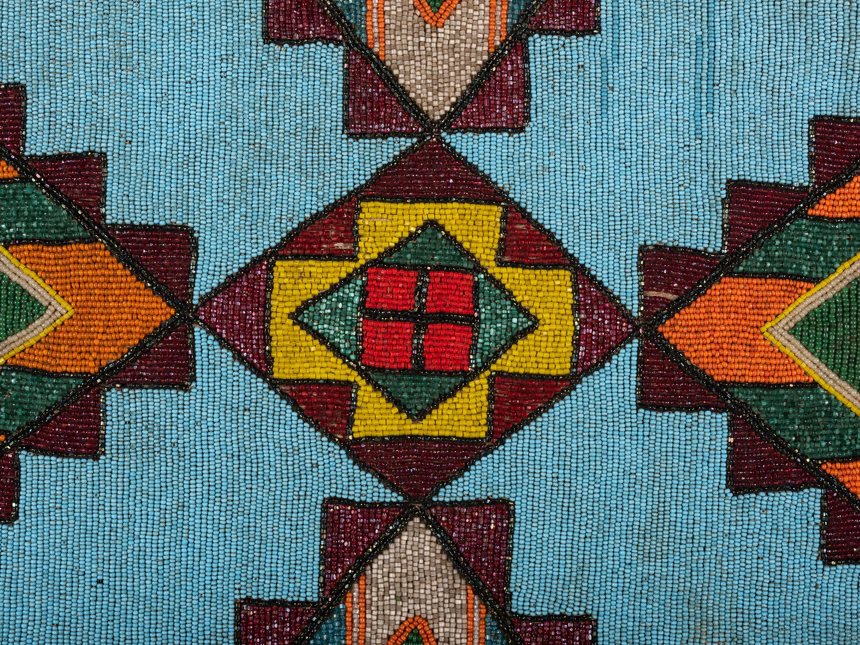 Plateau Beaded Flat Bag
