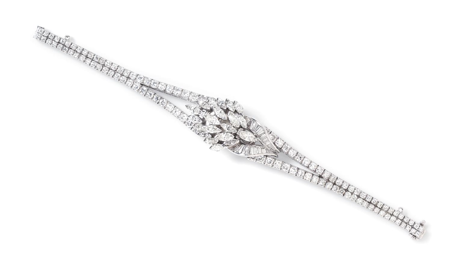 A Platinum and Diamond Surprise Watch, Balogh, 33.00 dwts.