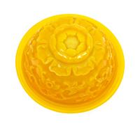 A Yellow Peking Glass Bowl and Cover