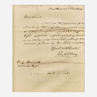 [Americana] Whitney, Eli Autograph Letter, signed