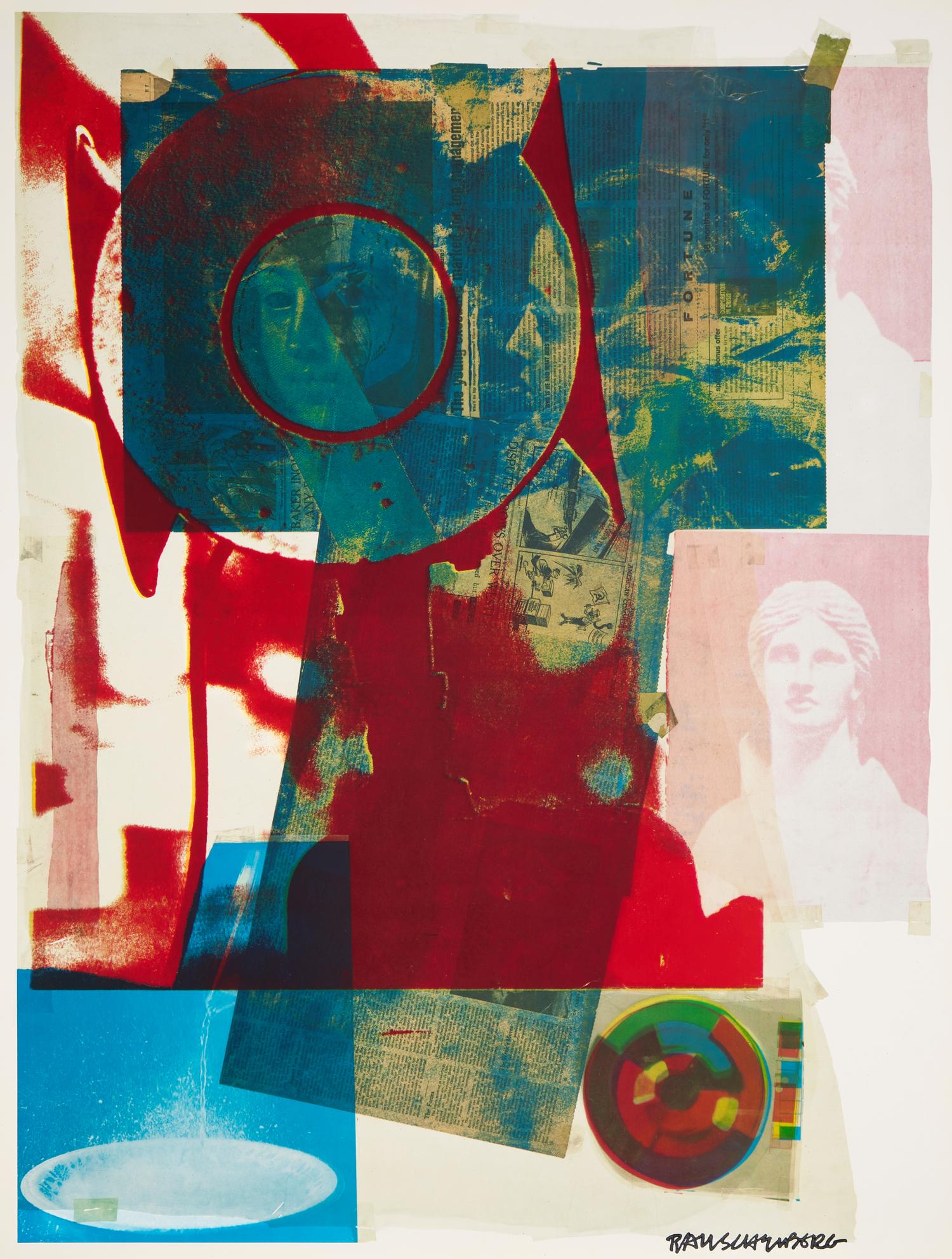 Robert Rauschenberg (American, 1925-2008) — Quarry Local One , 1968